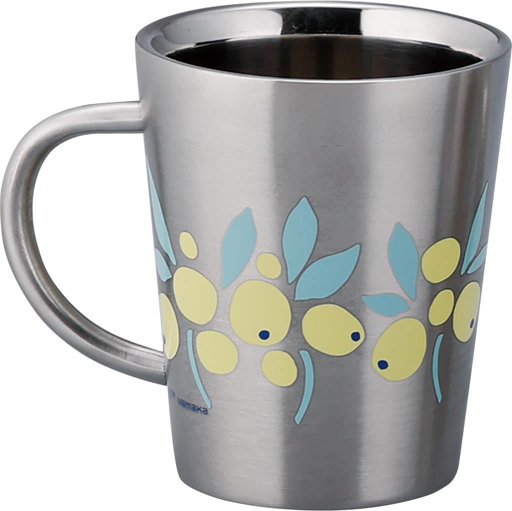 Moomin Stainless Steel Double-Sided Mug (360ml) (Moomin) Made in Japan (Body: China, Japanese Painting) Yamaka Shoten MM8101-856