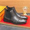 Herren Lederstiefel Große Größe Herbst und Winter Neue Herren Chelsea Boots Modetrend Britischer Stil Business Casual Stiefel