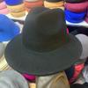 Classic British Autumn Winter Retro Grey Wool Felt Hat Men Women Keep Warm Fashion Panama Jazz Hat High-quality Chapeau Femme