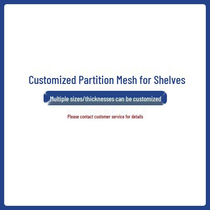 Warehouse Shelving Divider Mesh Grid Partition for Storage and Display Racks