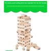 54PCS Wooden Stack High Game Blocks Toy Classic Balance Brain Game Toy Intelligence Educational Toys for Kids Children Boy Gift