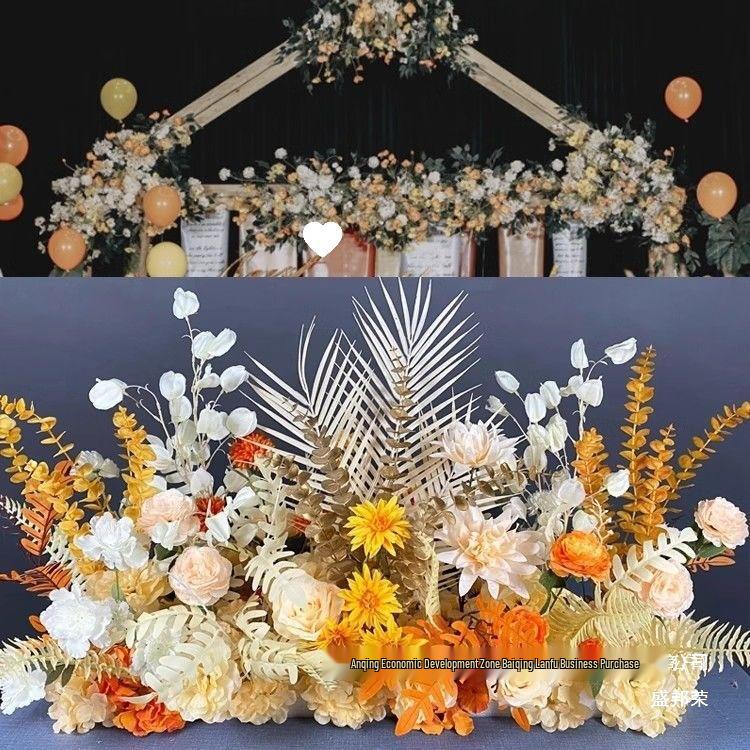 Seidenblumen-Gangdekorationen für Hochzeiten und Verlobungen