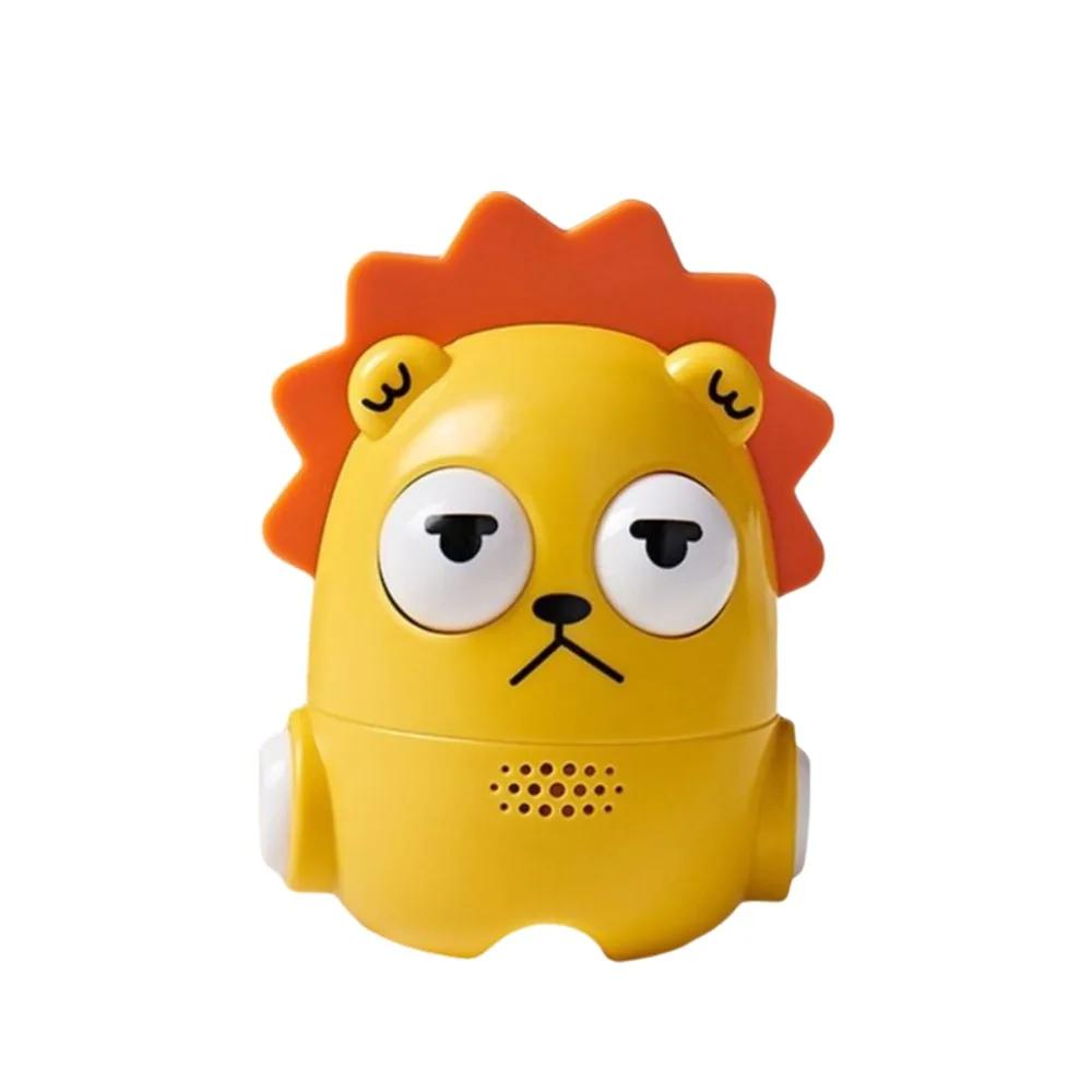 New Design Kawaii Animal Key Chain Cute LED Light Feature Sound Key Chain Pressing Mechanism Sound Effect Pressing Keychain