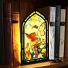 Gothic Arch Design Book Nook Acrylic Tabletop Holder Light-transmitting Table Setting  Living Room