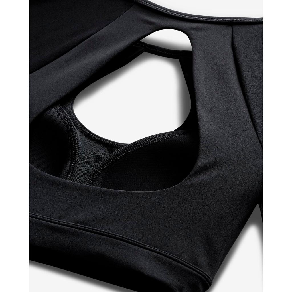 Nike Indy Solid Logo Quick-Dry Short Sleeve Fitness Top Women Tops Black FB4103-010