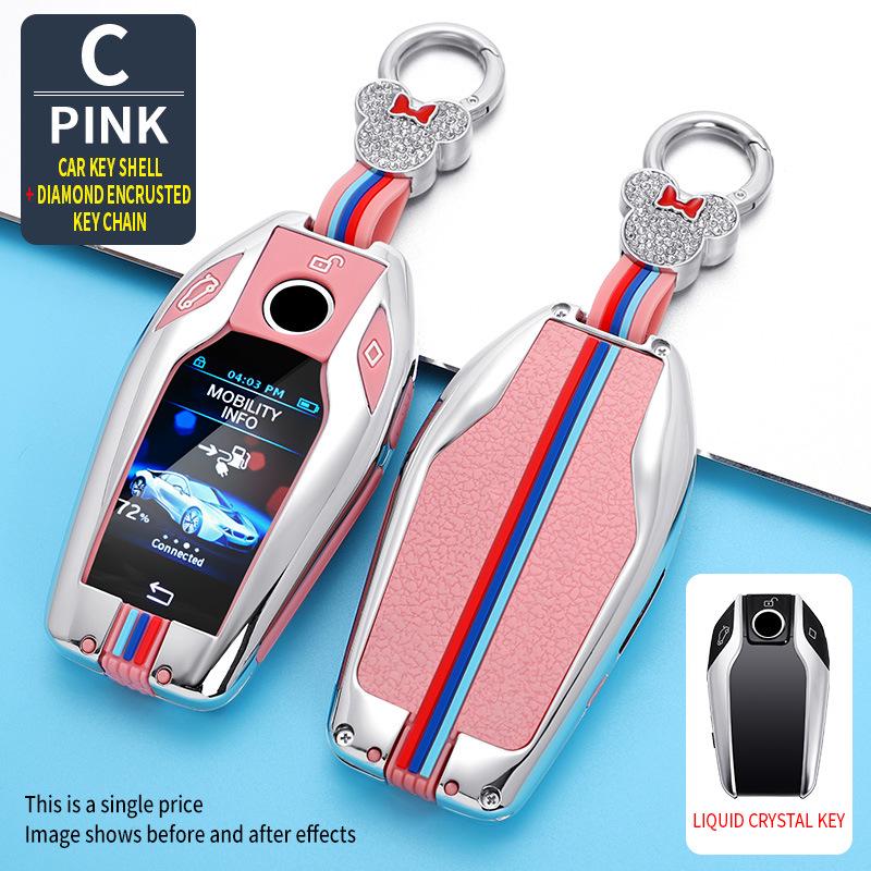 Compatible Key Case for BMW 7 Series 730li/740, 5 Series 535LE, 6 Series GT, X3/X5/X7