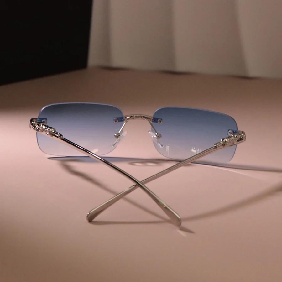 Gafas de Sol Cuadradas Vintage Mujer Hombre Diseñador Espejo Gafas de Sol Femenino Masculino Rectángulo Viaje Punk Exteriores Gafas de Sol