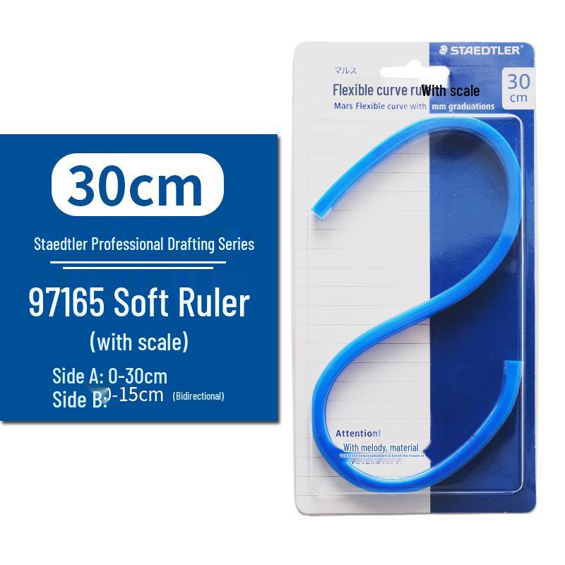 Staedtler 971 65 Flexible Curve Scale Ruler 30cm to 60cm