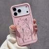 Hand-painted Lily Phone Case For IPhone 17 Pro 13 Funda IPhone 11 14 15 16 Pro Max 12 15 Plus 15pro 13 Silicone Soft Cover Case