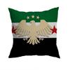 Eagle Syrian New 2026 Logo Flag  Pillow Case Sofa Living Room Bedroom Headboard Backrest Cushion Square Cushion Nap Time