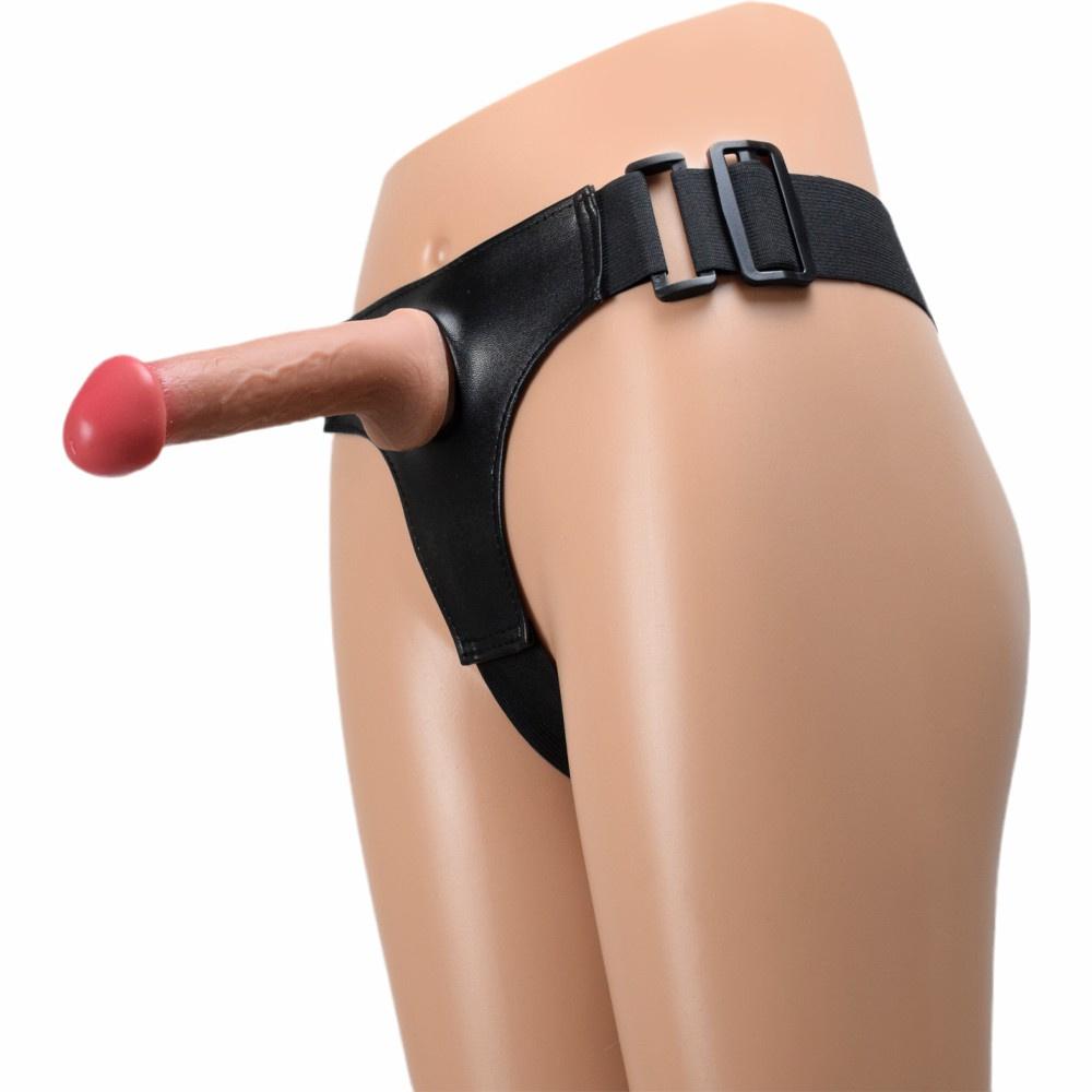 Bærbar dildo voksen sexleketøy Realistisk stropp på penis thrusting dildo anal plugg masturbator pegging femdom BDSM slave