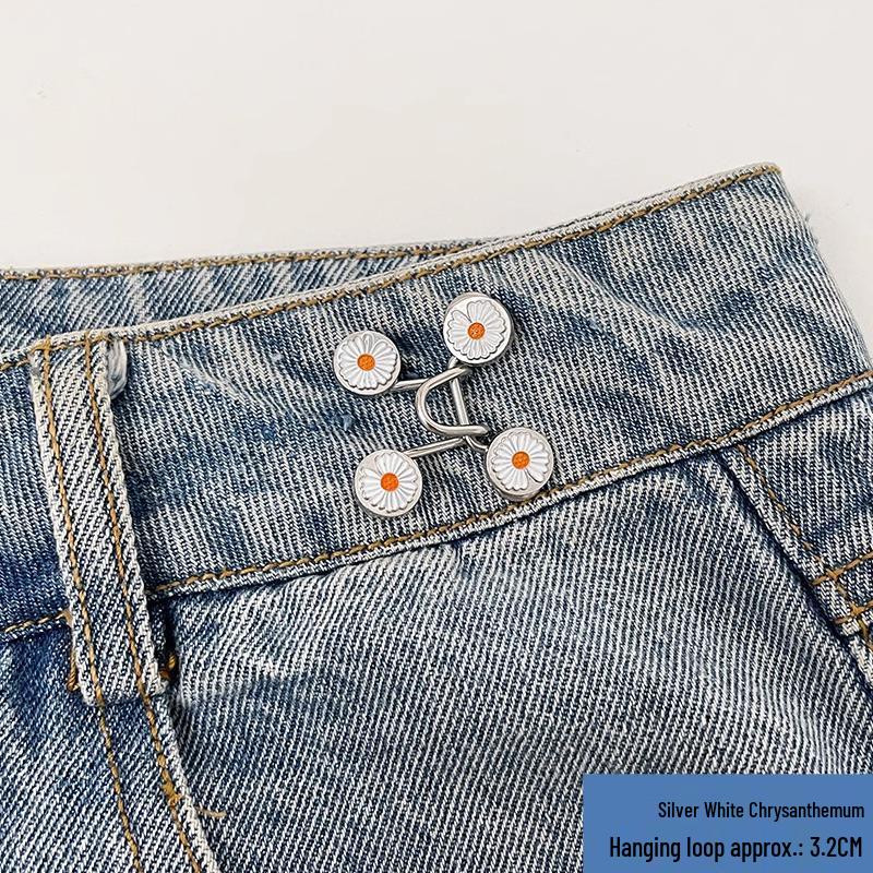 

Регулируемая пришивная пряжка для талии для джинсов - Невидимая, съемная и идеально подходит для уменьшения размера талии