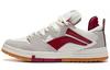 Wave Pro Slip Resistant, Abrasion Resistant, Lightweight Low Top Skateboard Shoes Women's Gray Red AECS060-1