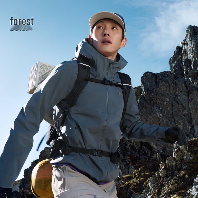KOLON SPORT Men's Windproof Waterproof Softshell Jacket