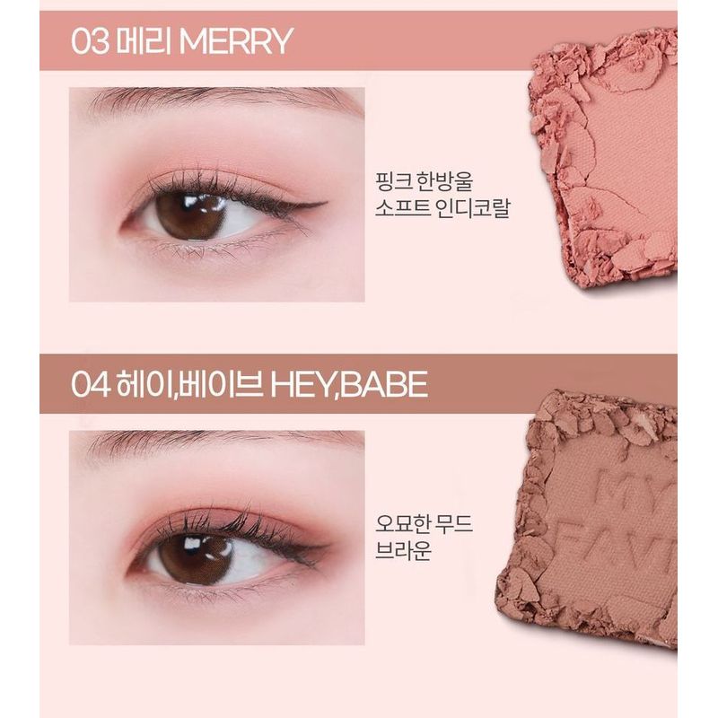 HOLIKA HOLIKA - My Fave Eyeshadow Palette Pastel Haze Collection - 2 Types