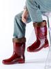 Farm Work Wet Weather Protection Lightweight Design Motorbike Rain Boot Comfort Gumboots