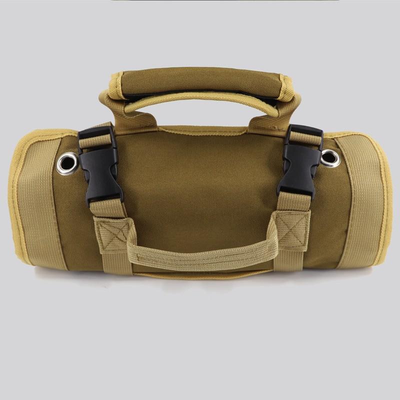 

Multi-Purpose Tool Bag High Quality Professional Multi Pocket Hardware Tools Pouch Roll UP Portable Small Tools Organizer Bag хаки