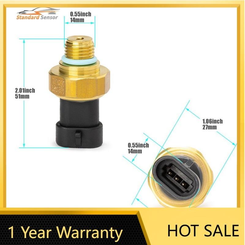 2/1PCS 4921487 3P Fuel Oil Pressure Sensor For Cumm N14 M11 ISX L10 Dodge Ram 2500 3500 5.9L New 1PC