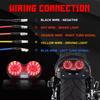 Universal Motorcycle Tail Signal Light LED Rear Brake Lamp Modification Indicator Motorbike