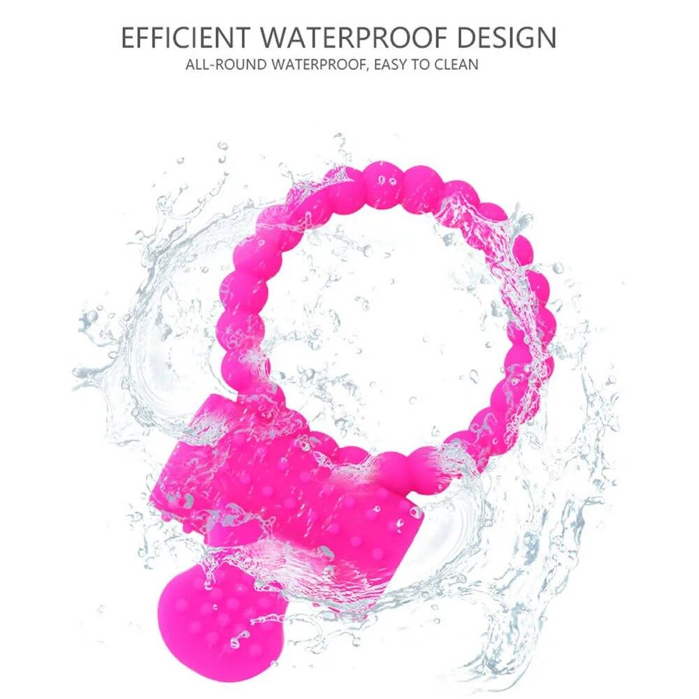 Cock Ring Vibrator Vibrating Rings Clitoral Stimulator Penis Erect Erection Enhance Sex Ability Product Sex Toys for Men