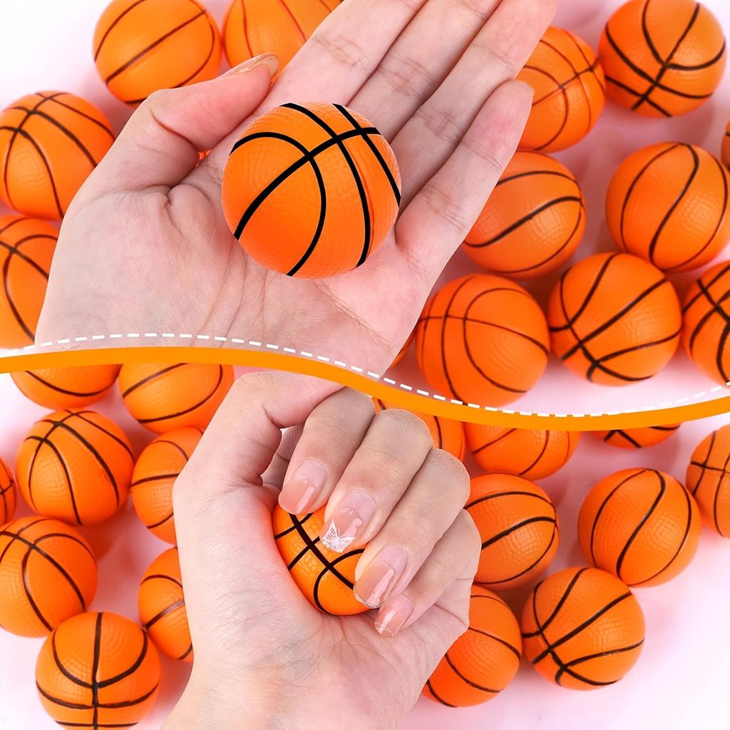 5/10 pezzi Mini Palloni da Basket Palline Antistress all'Ingrosso Palloni da Basket da Spremere Gadget per Feste Decorazione per Adulti Giocattolo Decompressione Sport Scolastici