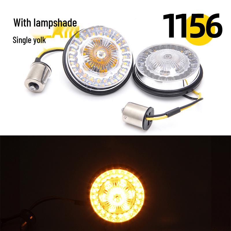 Harley 1156 LED Blinker vorne & hinten - Rotes Tagfahrlicht