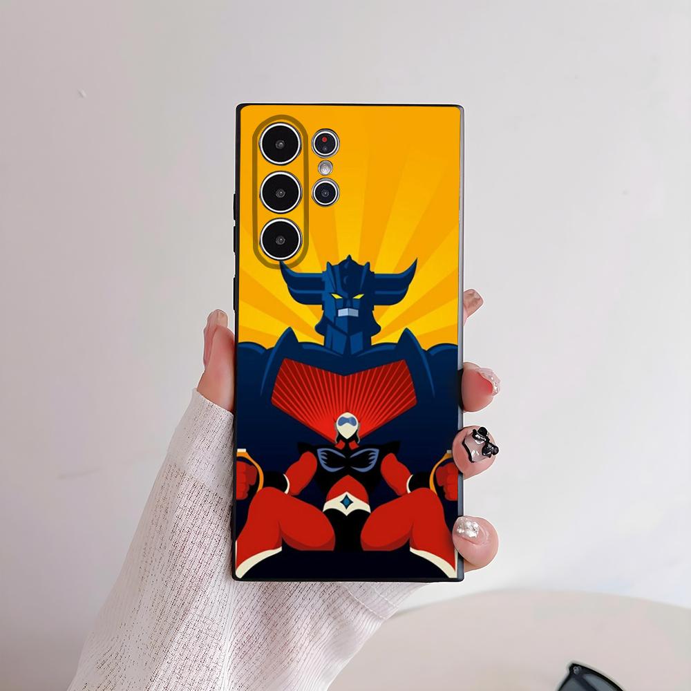 UFO cool R-Robot Grendizer Phone Case for Samsung S series s21 s22 s23 s24 s25 FE Plus Ultra TPU Soft to Skin-friendly case