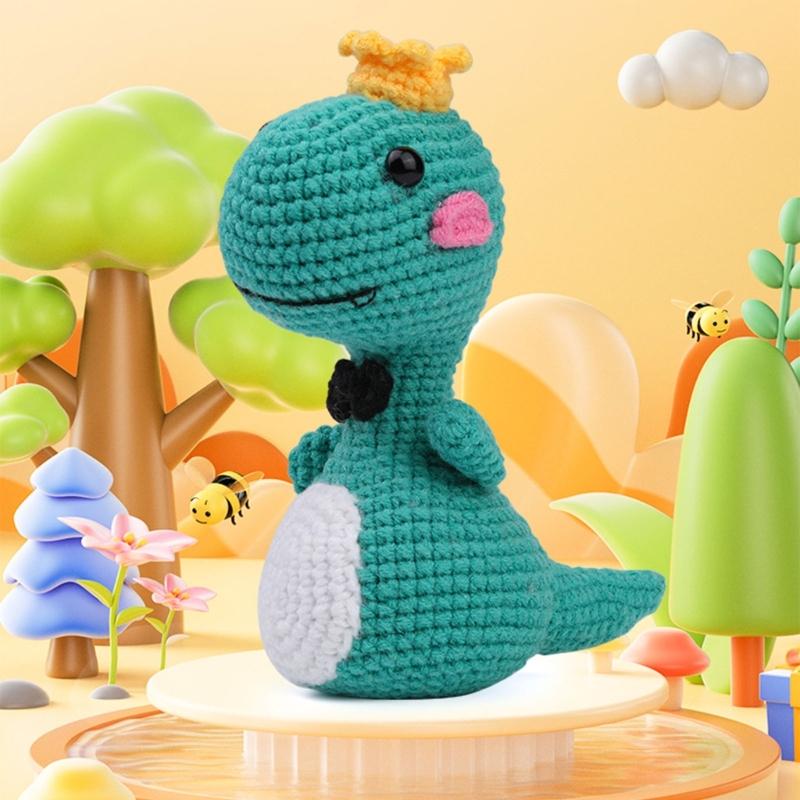 Ručně vyráběné DIY háčkované pletací sady Vlněná příze Nitě Šicí materiál pro začátečníky