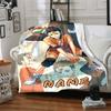 Custom 1pc Haikyuu!! Team Spirit Blanket, Soft And Comfortable Blanket, Casual Warm, Camping Travel Blanket, Birthday Gift Q91286