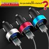 Multifunctional Dual USB Car Charger with Digital Display & Fast Charging