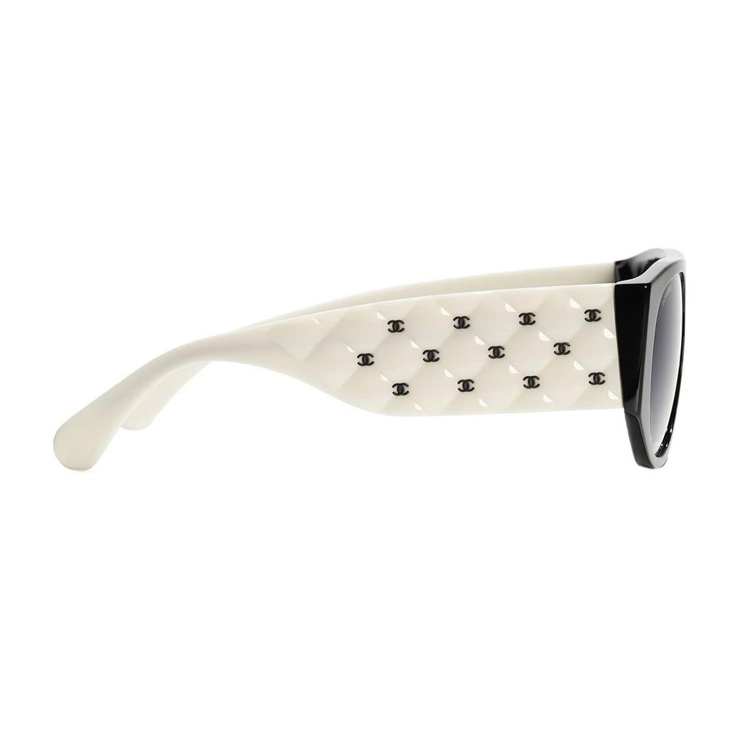Chanel Rechteckig Acetat Grau Verlauf Unregelmäßig Sonnenbrille Damen Sonnenbrille A71465-X01081-S6561