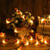 2025 New Year Solar String Lights Courtyard Bee Led Lights Outdoor Waterproof Powered Patio Light Christmas Decorations 224