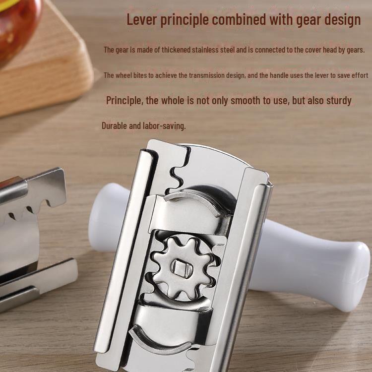 Stainless Steel Labor-Saving Can and Bottle Cap Opener