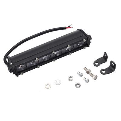 8''60W Aluminum 6D Spot Beam Slim LED Work Light Bar Single Row Car SUV Off Road Lamps New