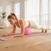 Anti Burst Yoga Pilates Ball 18.5 CM Fitness Balance Ball Abdominal Pressure Ball  Women