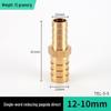 Brass L-Shaped Reducing Pagoda Plug, 4mm-19mm Conversion Hose Fitting