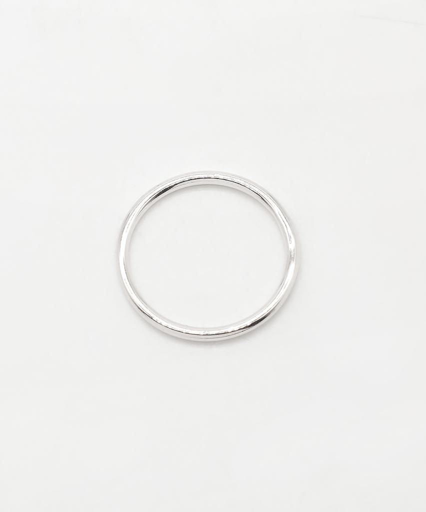 Iamj [925 Silver] Basic Plain Ring_1.5Mm