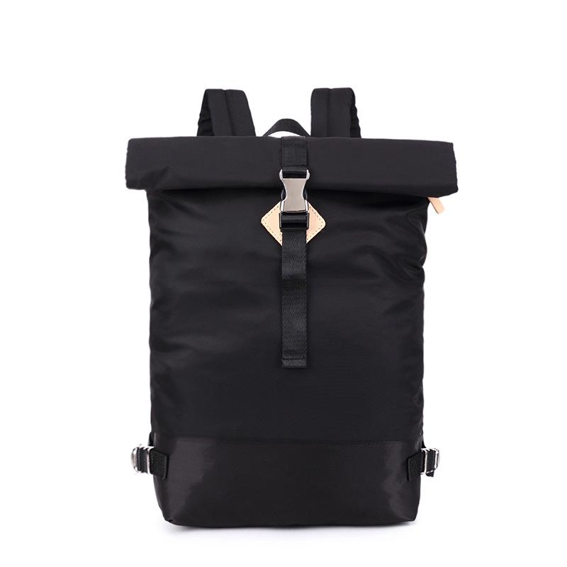Backpack Outdoor Korean Edition New Fashionable Men s Backpack Folding Travel Backpack Computer Bag Outdoor Backpack чёрный