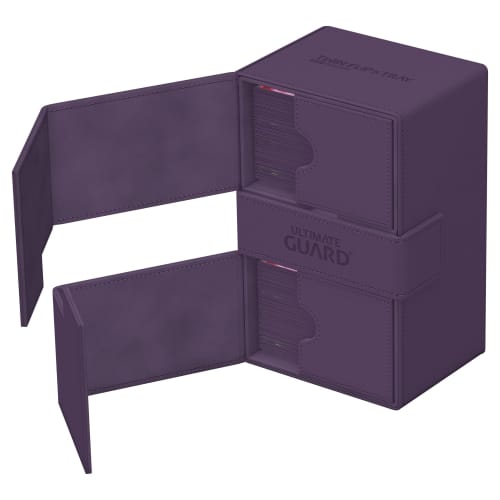 Ultimate Guard Twin Flip Tray Deck Case 160+ Xeno Skin Monochrome (Purple)