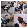6-12 Inch Adjustable Wrench Wide Jaw Opening Wrench with Rubber Anti-slip grip for Automotive Plumbing and Household Repairs