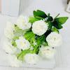 Artificial Carnation Flower with Stem 10 Head Home Office Table Centerpiece Wedding