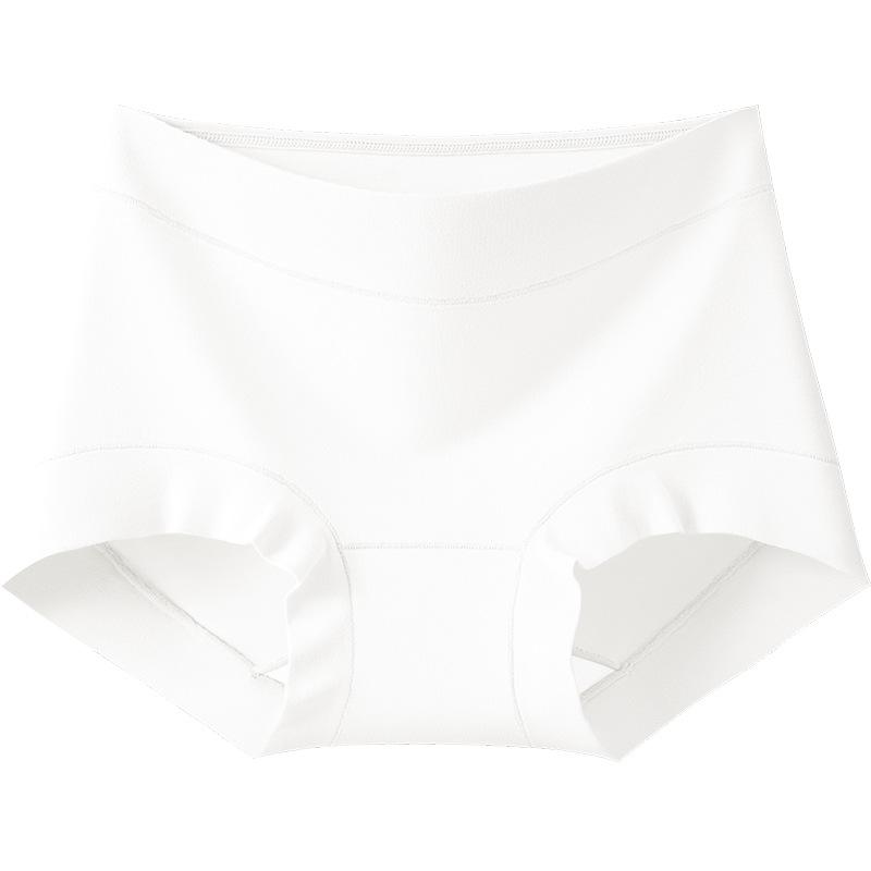 Large Size Lady Spring and Autumn Pure Cotton Antibacterial Crotch Breathable Mid Waist Triangle Briefs