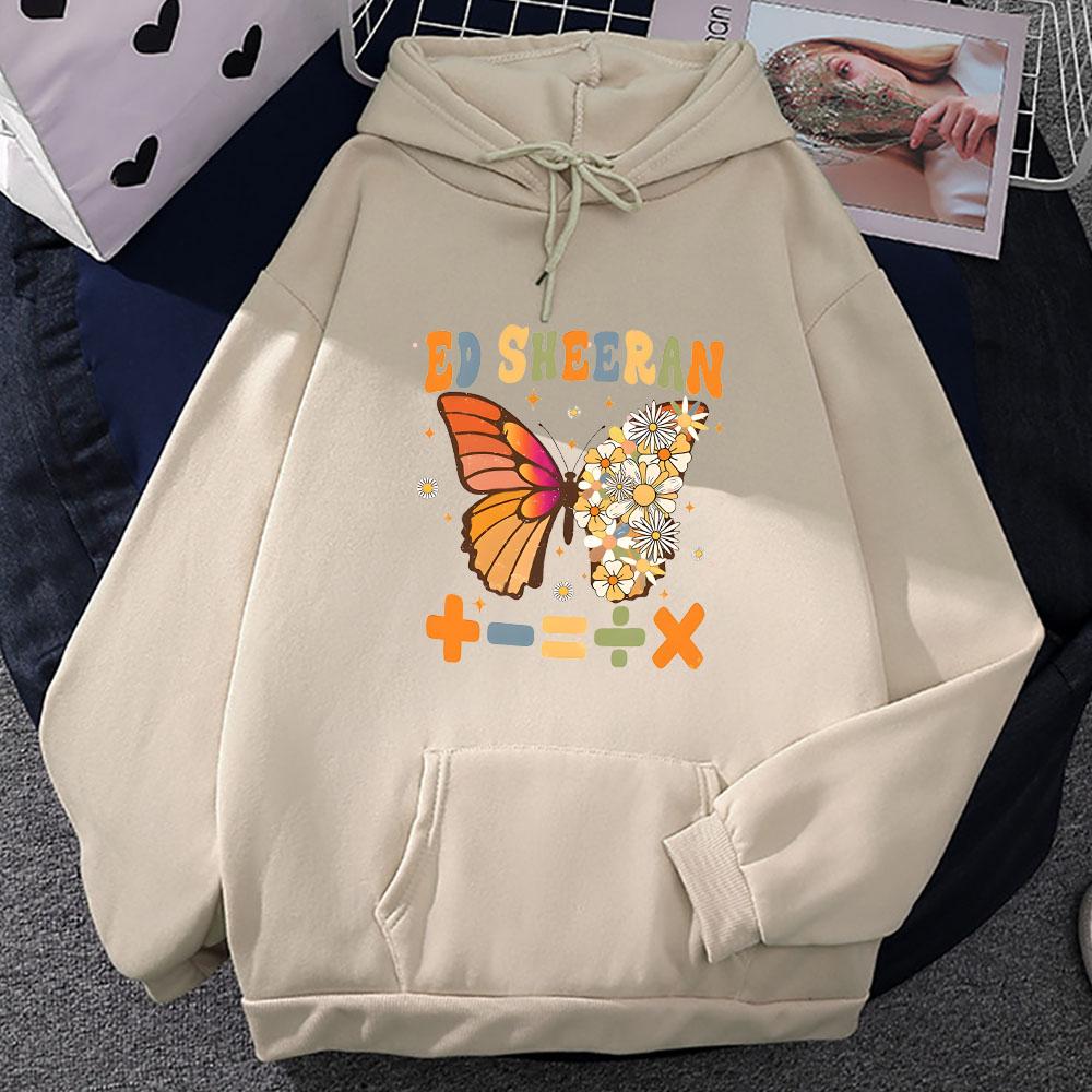Ed Sheeran 2023 Tour Hoodie Mode Ästhetik Sweatshirt Lässige Streetwear für Männer/Frauen Kleidung Winter Fleece Rundhals Pullover