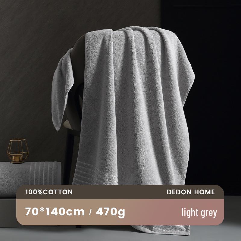 2024 Luxury Thickened Pure Cotton Bath Towel - Lint-Free & Highly Absorbent for Men and Women