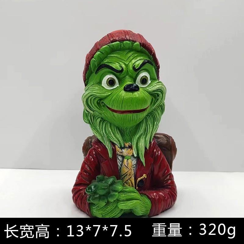 

Christmas Resin Festive Tree Pendant Unique Colorful Decoration Holiday Grinch A