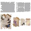 Binder Sheet Carbon Steel Cutting Dies Stencils for DIY Scrapbooking Photo Album Decorative Embossing Paper Card Rectangle 99~150x107~149x0.8mm