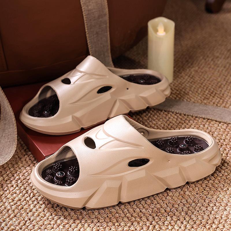 

Fingerboard slippers men s summer massage shoes sole acupoints health leisure sandals home wear men s beach shoes 45