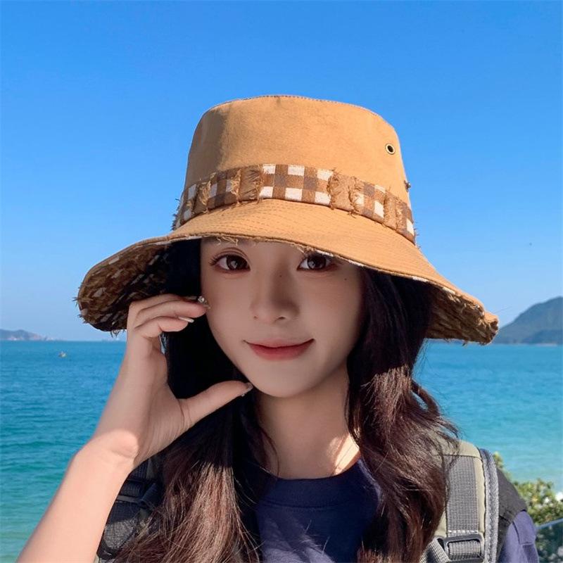 Spring and Summer Ethnic Style Western Cowboy Hat Children's Retro Mountaineering Hat Outdoor Big Brim Sunshade Bucket Hat