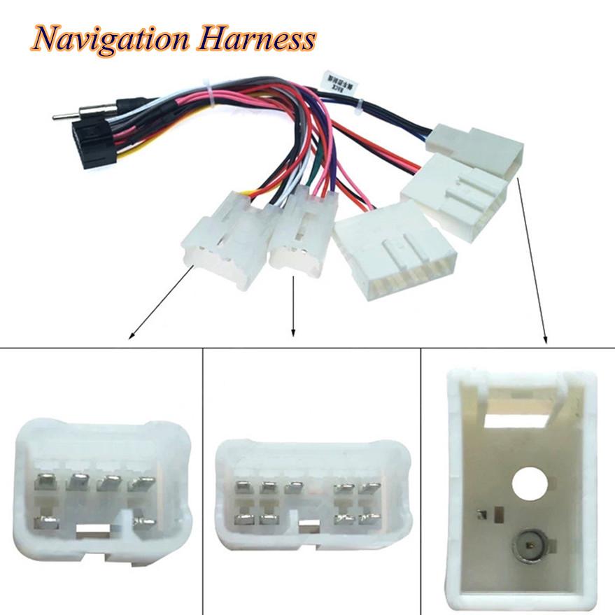 Car Stereo 16 Pin Wiring Harness Connector Adapter Android For Toyota 04-Present