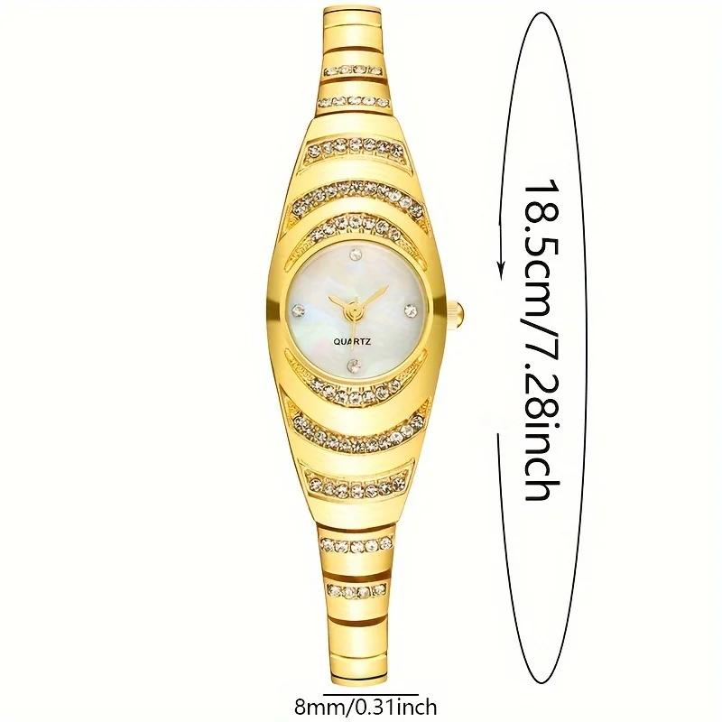 1pc-Elegant and Fashionable Women's Watches with Rhinestones and Quartz for Women